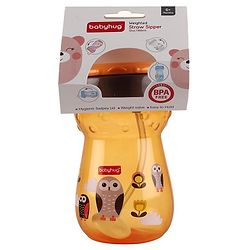 Babyhug Weighted Straw Sipper Orange - 360 ml