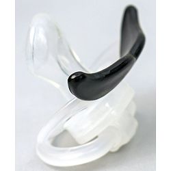 Babyhug Moustache Shaped Orthodontic Soother With Cover - Black | BPA Free | Non-Toxic | Soft Silicone | Lightweight | EN Certified