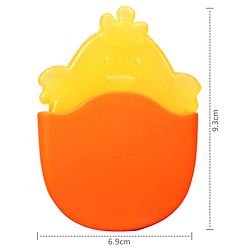 Babyhug Chicken Water Filled Teether With Holder - Yellow