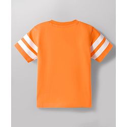 Babyhug Disney Single Jersey Knit Half Sleeves T-Shirts with Mickey Mouse Graphic Pack of 3 - Orange Blue & White