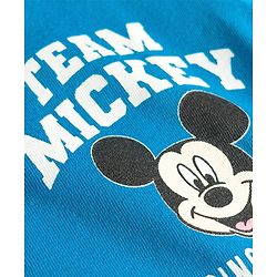 Babyhug Disney 100% Cotton Knit Half Sleeves T-shirt With Mickey & Friends Front & Back Print - Multicolour