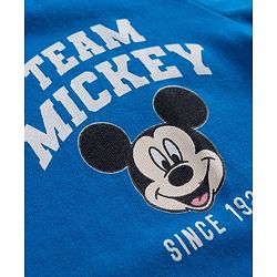 Babyhug Disney 100% Cotton Knit Half Sleeves T-shirt With Mickey & Friends Front & Back Print - Multicolour
