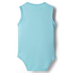 Babyhug 100% Cotton Knit Sleeveless Striped & Boat Printed Onesies Pack of 3 - Multicolor