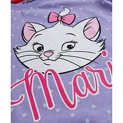 Babyhug Disney Single Jersey knit Half Sleeves T-Shirts with Marie Graphic Pack of 3 - Multicolor