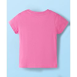 Babyhug Disney Single Jersey knit Half Sleeves T-Shirts with Marie Graphic Pack of 3 - Multicolor