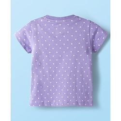 Babyhug Disney Single Jersey knit Half Sleeves T-Shirts with Marie Graphic Pack of 3 - Multicolor