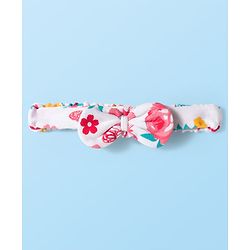Babyhug 100% Cotton Interlock Knit Frill Sleeves Romper With Floral Print Pack Of 2 - Red & White