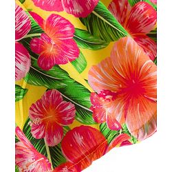 Babyhug 100% Cotton Woven Sleeveless Floral Printed Frock - Multicolour