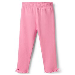 Babyhug Single Jersey Knit Full Sleeves Heart & Text Printed Top & Leggings Set - Blue & Pink