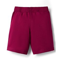 Babyhug Single Jersey Knit Half Sleeves Striped Polo T-Shirt & Shorts Set - Maroon