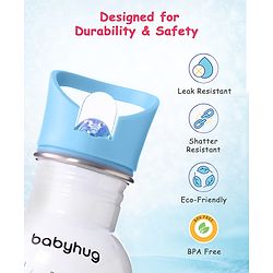 Babyhug Disney Frozen Theme Stainless Steel Color Changing Magic Bottle Multicolor - 600ml| Leak Resistant| BPA Free| Rust Proof| Food Grade 304 SS| Soft Silicone Spout