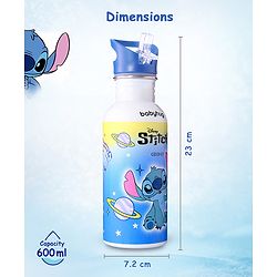 Babyhug Disney Frozen Theme Stainless Steel Color Changing Magic Bottle Multicolor - 600ml| Leak Resistant| BPA Free| Rust Proof| Food Grade 304 SS| Soft Silicone Spout