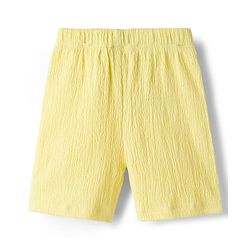 Babyhug Single Jersey Knit Half Sleeves T-Shirt & Shorts Set with Bear Patch Detailing - Yellow