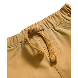 Babyhug Single Jersey Knit Half Sleeves T-Shirt & Woven Shorts Set With Animal Print - Blue & Beige