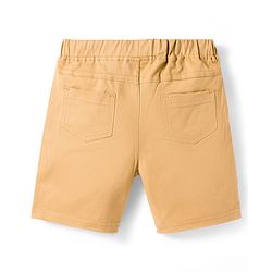 Babyhug Single Jersey Knit Half Sleeves T-Shirt & Woven Shorts Set With Animal Print - Blue & Beige