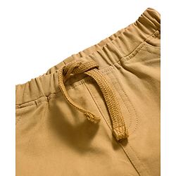 Babyhug Single Jersey Knit Half Sleeves T-Shirt & Woven Shorts Set With Animal Print - Blue & Beige