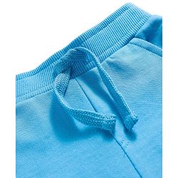 Babyhug Single Jersey Knit Half Sleeves T-Shirt & Shorts Set With Tropical Print - Multicolor