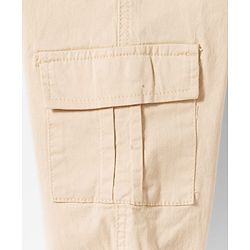 Babyhug Twill Lycra Woven Full Length with Stretch Solid Colour  Trousers - Beige