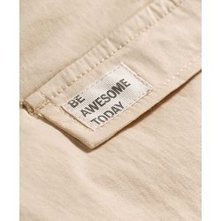 Babyhug Twill Lycra Woven Full Length with Stretch Solid Colour  Trousers - Beige