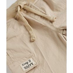 Babyhug Twill Lycra Woven Full Length Trousers With Stretch & Cargo Pockets - Khaki