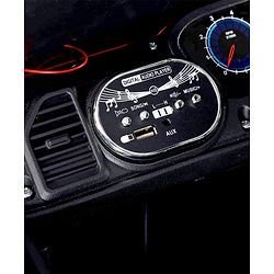 Babyhug Battery Operated Ride on Jeep with LED Lights - Red| Rechargeable Battery| Openable Doors| Built-in Music & AUX| Remote Control| Easy to Assemble| Forward Reverse & Swing| Indoor Outdoor Toy