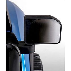 Babyhug Battery Operated Ride on Jeep with LED Lights -Blue| Rechargeable Battery| Openable Doors| Built-in Music & AUX| Remote Control| Easy to Assemble| Forward Reverse & Swing| Indoor Outdoor Toy