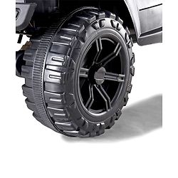 Babyhug Battery Operated Ride on Jeep with LED Lights -Red| Rechargeable Battery| Openable Doors| Built-in Music & AUX| Remote Control| Easy to Assemble| Forward Reverse & Swing| Indoor Outdoor Toy