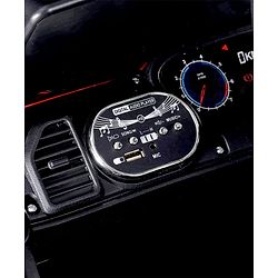 Babyhug Battery Operated Ride on Jeep with LED Lights -Red| Rechargeable Battery| Openable Doors| Built-in Music & AUX| Remote Control| Easy to Assemble| Forward Reverse & Swing| Indoor Outdoor Toy