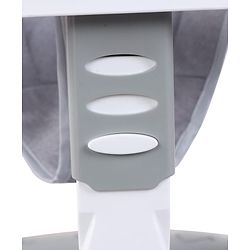 Babyhug 360° Musical Baby Walker with Lights  Grey| 3-Level Height Adjustment| Detachable Play & Feeding Tray| Compact Fold| Smooth Swivel Wheels| Cushioned Seat| 624 Months| Removable Foot Mat