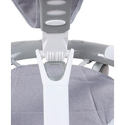 Babyhug 360° Musical Baby Walker with Lights  Grey| 3-Level Height Adjustment| Detachable Play & Feeding Tray| Compact Fold| Smooth Swivel Wheels| Cushioned Seat| 624 Months| Removable Foot Mat