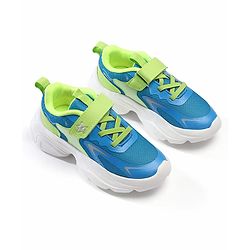 Cute Walk by Babyhug Velcro Closure Solid Sneaker Shoes - Navy Blue