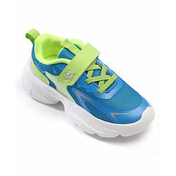 Cute Walk by Babyhug Velcro Closure Solid Sneaker Shoes - Navy Blue