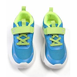 Cute Walk by Babyhug Velcro Closure Solid Sneaker Shoes - Navy Blue