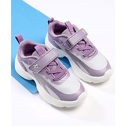 Cute Walk by Babyhug Velcro Closure Solid Sneaker Shoes - Navy Blue