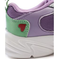 Cute Walk by Babyhug Velcro Closure Solid Sneaker Shoes - Purple