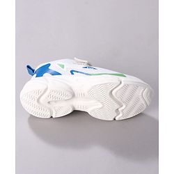 Cute Walk by Babyhug Velcro Closure Solid Sneaker Shoes - White