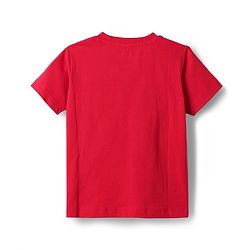Babyhug Disney Single Jersey Knit Half Sleeves T-Shirt & Shorts Set with Mickey Mouse Graphic & Pocket Detailing - Red