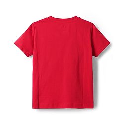 Babyhug Disney Single Jersey Knit Half Sleeves T-Shirt & Shorts Set with Mickey Mouse Graphic & Pocket Detailing - Red