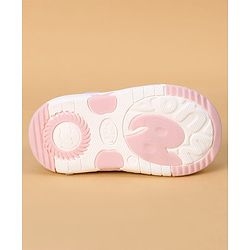 Cute Walk by Babyhug Velcro Closure Casual Shoes With Animal Applique - Purple