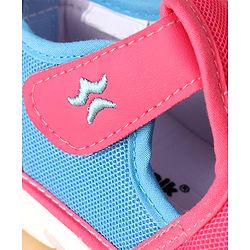 Cute Walk by Babyhug Velcro Closure Casual Shoes With Animal Applique - Purple