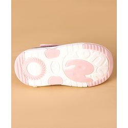 Cute Walk by Babyhug Velcro Closure Casual Shoes With Animal Applique - Purple