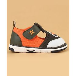 Cute Walk by Babyhug Casual Shoes With Velcro Closure & Vehicle Applique - Navy Blue