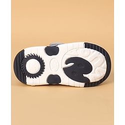 Cute Walk by Babyhug Casual Shoes With Velcro Closure & Bunny Face Applique - Grey
