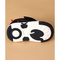 Cute Walk by Babyhug Velcro Closure Casual Shoes With Space Theme Print & Applique - Navy Blue
