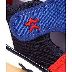 Cute Walk by Babyhug Velcro Closure Casual Shoes With Rocket Print & Applique - Yellow