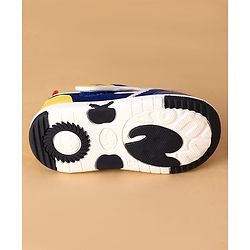Cute Walk by Babyhug Velcro Closure Casual Shoes With Truck Applique - Navy Blue