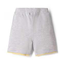 Babyhug Single Jersey Knit Half Sleeves T-Shirt & Shorts Set With Frog Print - Yellow & Grey