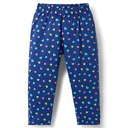 Babyhug Cotton Knit Full Sleeves Co-ord Night Suit With Unicorn Print - Yellow