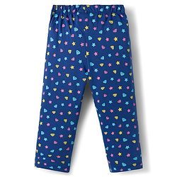 Babyhug Cotton Knit Full Sleeves Co-ord Night Suit With Unicorn Print - Yellow