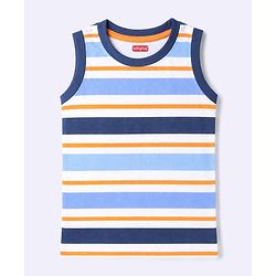 Babyhug Cotton Knit Tank T-Shirts Sleeveless with Graphics Pack of 3 -Multicolor
